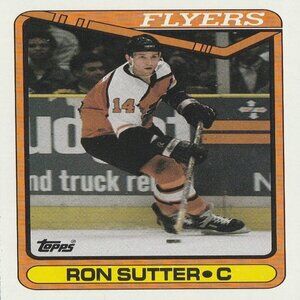 Ron Sutter - 1990 Topps Hockey Card